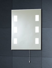 Phoenix Illuminated Back Lit Mirror 500 x 390mm