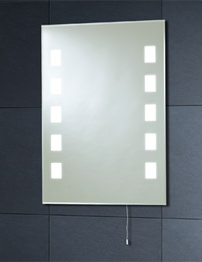 Phoenix Back lit Mirror With Pull Cord 700 x 500mm