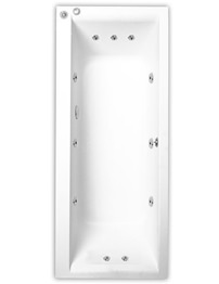 Trojan Elite Double Ended 11 Jets Whirlpool Bath 1700 x 750mm