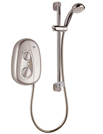 Mira Vie Electric Shower 10.8KW Satin And Chrome