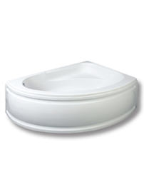 Trojan Florida White Left Handed Offset Corner Bath 1495 x 1030mm
