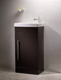 Roper Rhodes Esta Chocolate Finished Wash Unit And Ceramic Basin