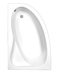 Trojan Classic Left Hand Corner Bath 1535mm x 1005mm White