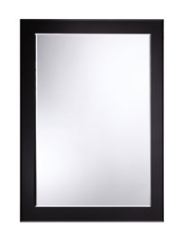 Roper Rhodes Eve Bevelled Mirror With Black Glass Frame