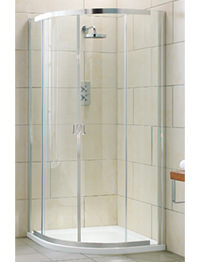Aquadart Elation 1000 x 800mm Double Door Offset Shower Quadrant