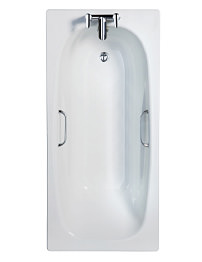 Balterley Steel Bath With Anti Slip And Grips 1500 x 700mm