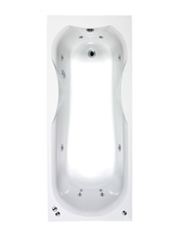 Phoenix Madrid Single Ended Whirlpool Bath System 1