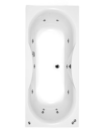 Phoenix Ibiza Double Ended Whirlpool System 1 Bath