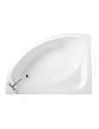 Balterley Melody Offset Corner Acrylic Bath 1500 x 1000mm Left