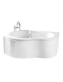 Balterley Nuvo Corner Bath 1500 x 1000mm With Whirlpool Option
