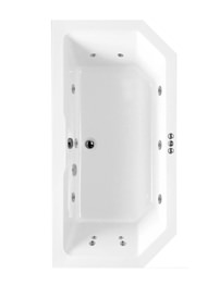 Phoenix Plato Inset Whirlpool Bath 1700 x 800mm