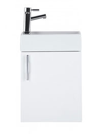 Balterley Wall Hung 400mm Vanity Unit And Basin Gloss White