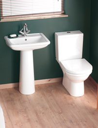 Balterley Mirage White Cloakroom Suite