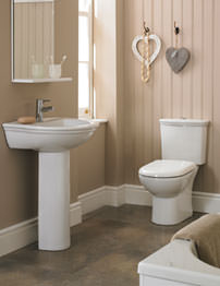 Lauren Barmby White Cloakroom Suite