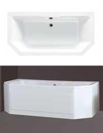 Phoenix Legato Corner Luxury Bath 1800 x 900mm