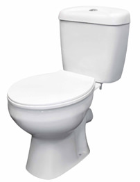 Lauren Melbourne Close Coupled Pan And Cistern With Seat
