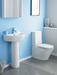Lauren Solace 4 Piece White Cloakroom Suite