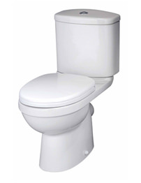 Lauren Ivo Close Coupled WC Pan With Soft Close Seat And Cistern