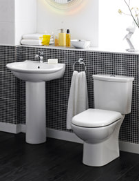 Lauren Otley 4 Piece White Cloakroom Suite