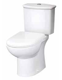 Lauren Barmby White Close Coupled Pan And Cistern