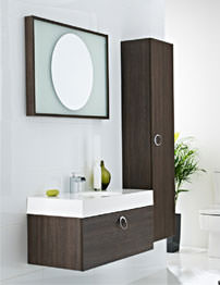 Lauren Sonar Oak Finish Bathroom Furniture Pack 900mm