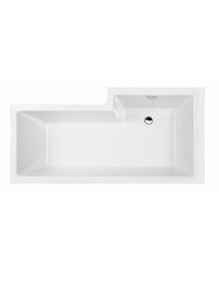 Lauren Square Shower Bath 1700 x 850mm Left Handed