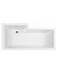 Lauren Square Shower Bath 1700 x 850mm Right Handed