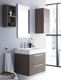 Lauren Relax Oak Finish Bathroom Furniture Pack