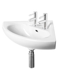 Balterley Corner 2 TH 40cm White Basin