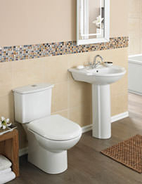 Lauren Linton White Cloakroom Suite