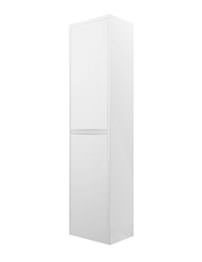 Lauren Tribute Wall Mounted Gloss White Tall Unit 350 x 1400mm