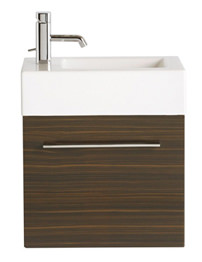 Heritage Fresso Dark Zebrano Cloakroom Door Unit