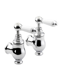 Bristan Renaissance Chrome Globe Bath Taps