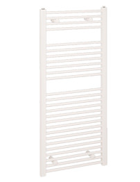 Reina Diva White 500 x 1200mm Towel Rail Flat