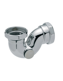 Tre Mercati P Trap Bath Waste Chrome