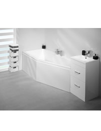 Carron Quantum Space Saver 5mm Acrylic Bath - Right Hand