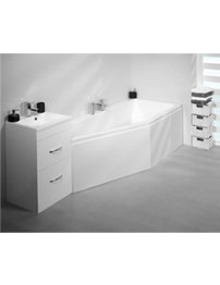 Carron Quantum Space Saver 5mm Acrylic Bath - Left Hand