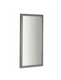 Bauhaus Edge 360mm Steel Finish Vanity Mirror