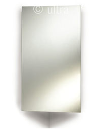 Ultra Avant Stainless Steel Corner Mirrored Cabinet