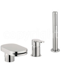 Crosswater Central Bath Shower Mixer Tap With Diverter Chrome