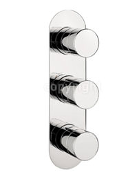 Crosswater Central Thermostatic 3 Control Portrait Shower Valve