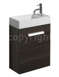 Bauhaus Design 400mm Panga Finished Single Door Basin Unit