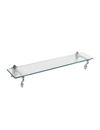 Imperial York Chrome Glass Shelf 550mm
