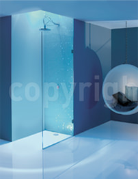 Simpsons Ten 1000mm Single Fixed Shower Panel