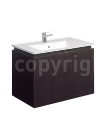 Bauhaus Linea 750mm Blackwood Finished Basin Unit