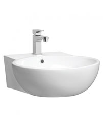 Bauhaus Modest 500mm Wide Wall Mounted Basin