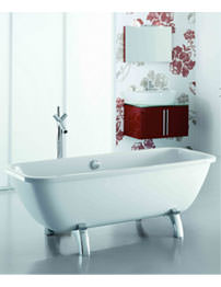 Urbana 1740mm Freestanding Bathtub Without Shelf from Adamsez