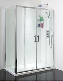 Phoenix Twin Sliding Shower Door 1700mm