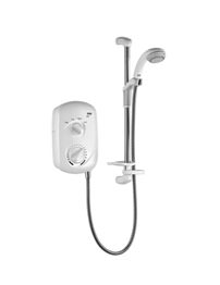 Mira Zest 8.5kW Electric Shower White And Chrome