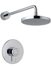 Mira Element SLT BIR Built In Rigid Thermostatic Mixer Shower Chrome